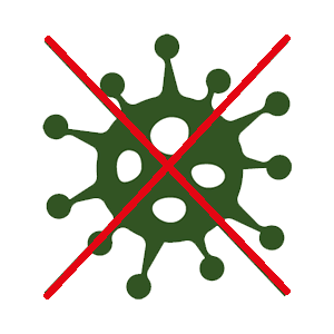 pictogramm illustrates virus